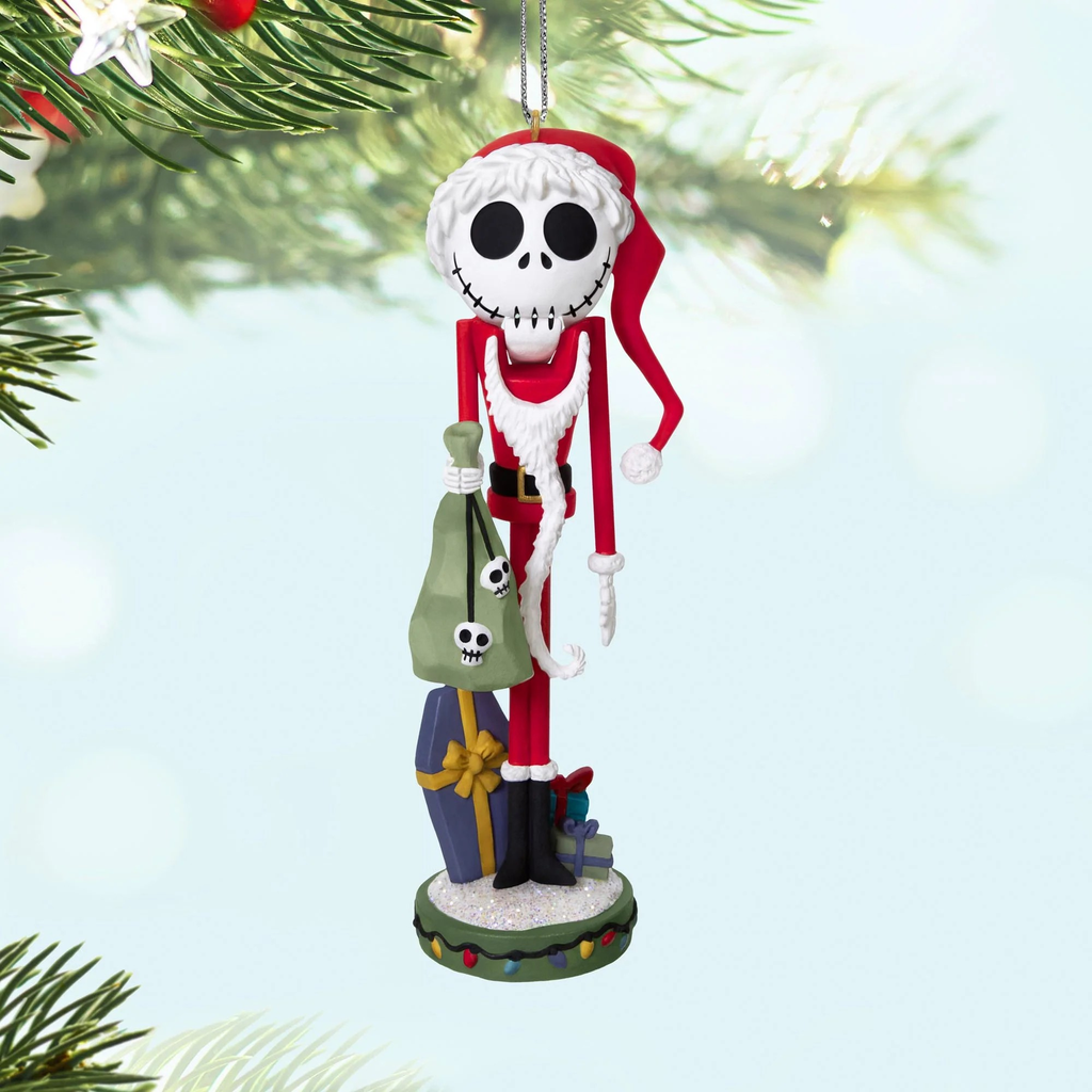 Disney Tim Burton's The Nightmare Before Christmas: Santa Jack Skellington Nutcracker - 2025 Hallmark Keepsake Christmas Ornament