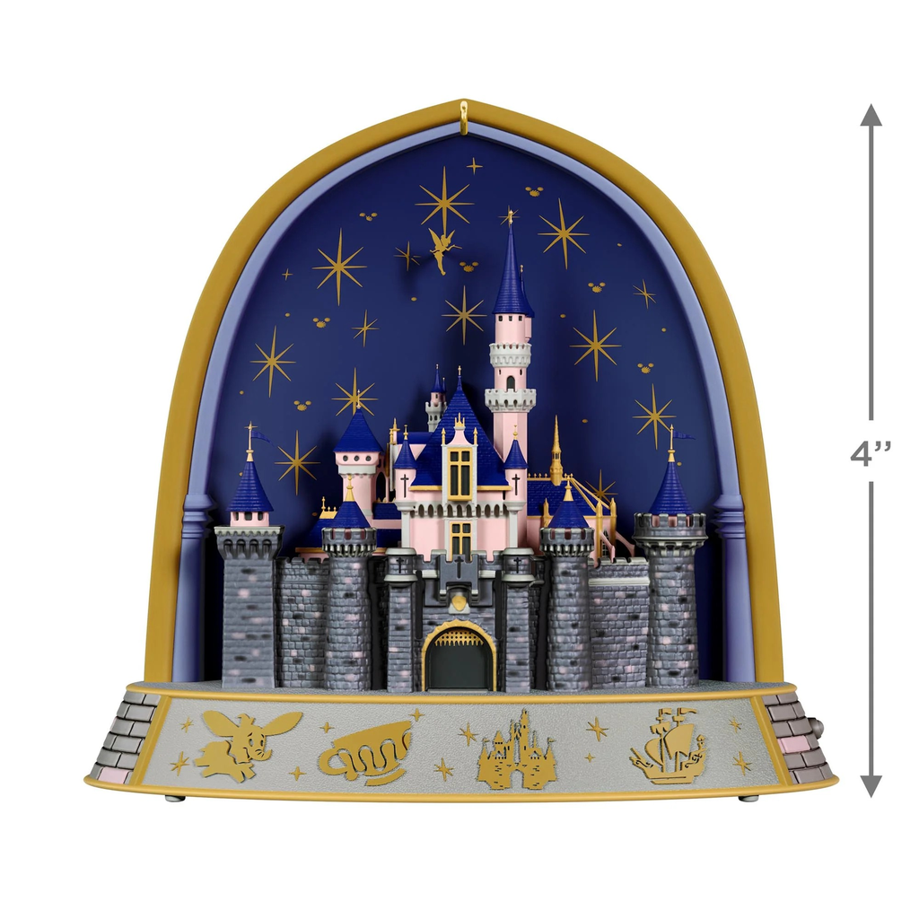 Disneyland 70th Anniversary: A Magical Celebration Musical Ornament With Light - 2025 Hallmark Keepsake Christmas Ornament