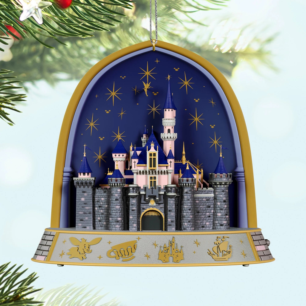 Disneyland 70th Anniversary: A Magical Celebration Musical Ornament With Light - 2025 Hallmark Keepsake Christmas Ornament