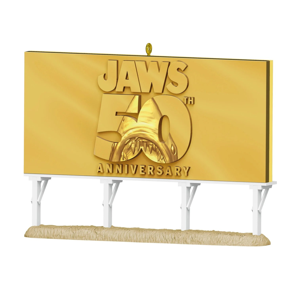 Jaws 50th Anniversary "Help!!! Shark" - 2025 Hallmark Keepsake Christmas Ornament