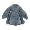 Jellycat Bashful Blossom Dusky Blue Bunny (Small) Back