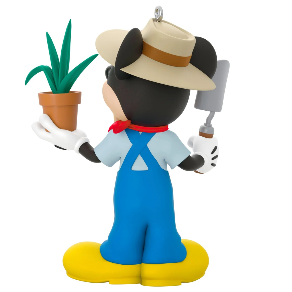 Disney Mickey Mouse: Gardener Mickey - 2025 Hallmark Keepsake Christmas Ornament