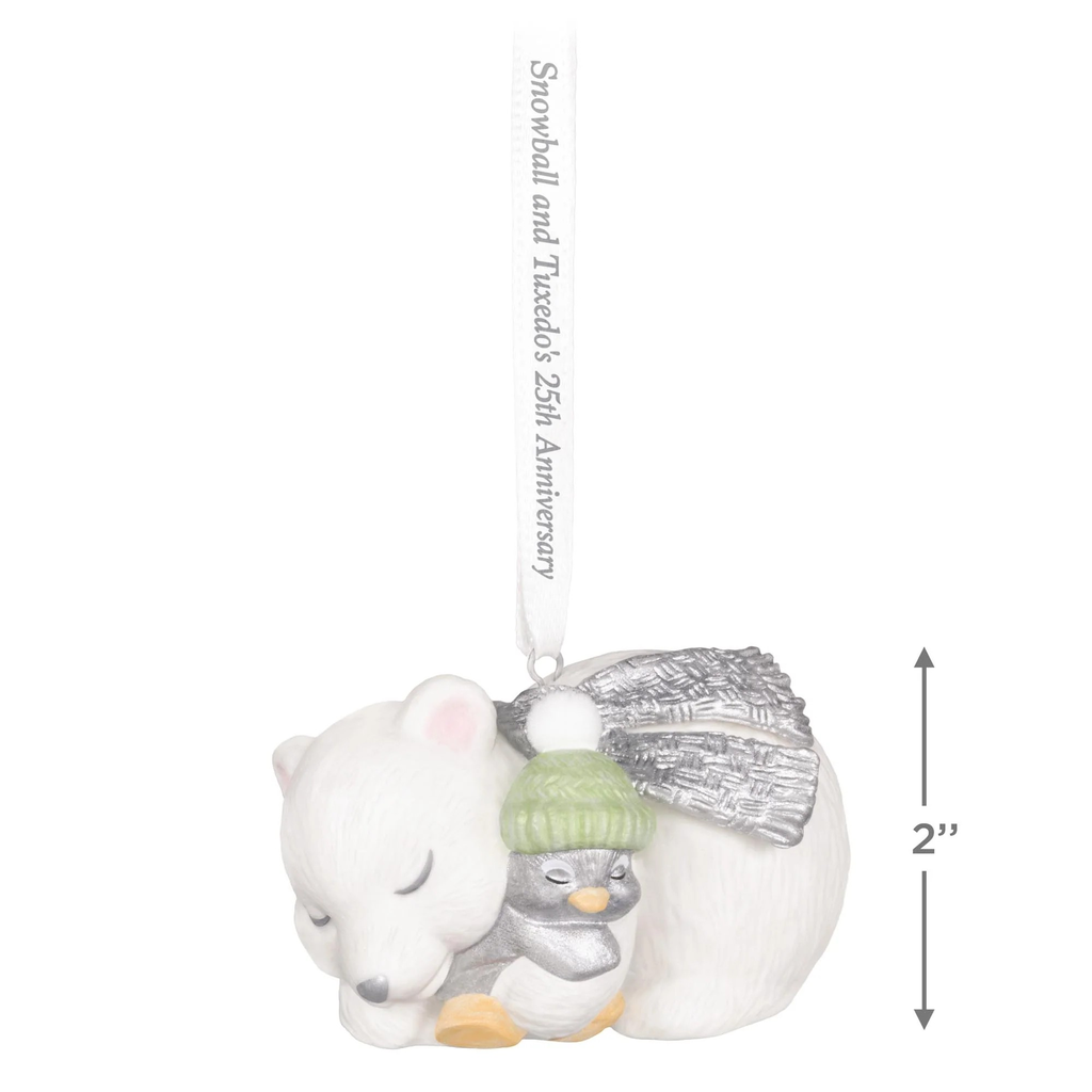 Snowball and Tuxedo 25th Anniversary - 2025 Hallmark Keepsake Christmas Ornament