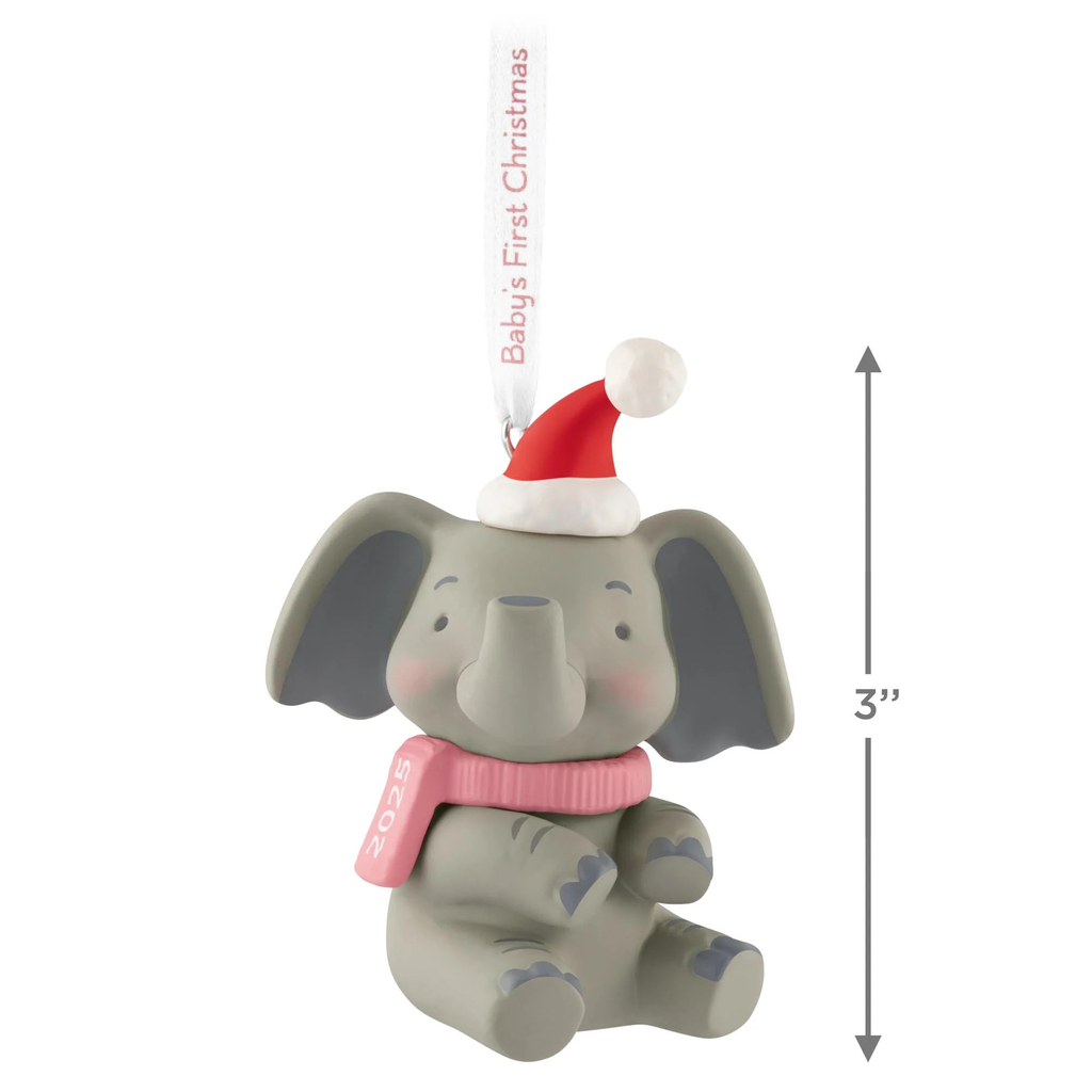 Baby Girl's 1st Christmas - 2025 Hallmark Keepsake Christmas Ornament