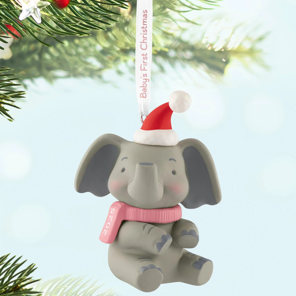 Baby Girl's 1st Christmas - 2025 Hallmark Keepsake Christmas Ornament