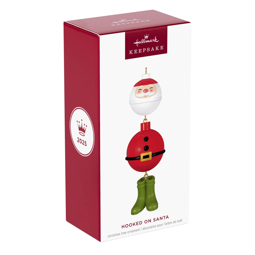 Hooked On Santa - 2025 Hallmark Keepsake Christmas Ornament