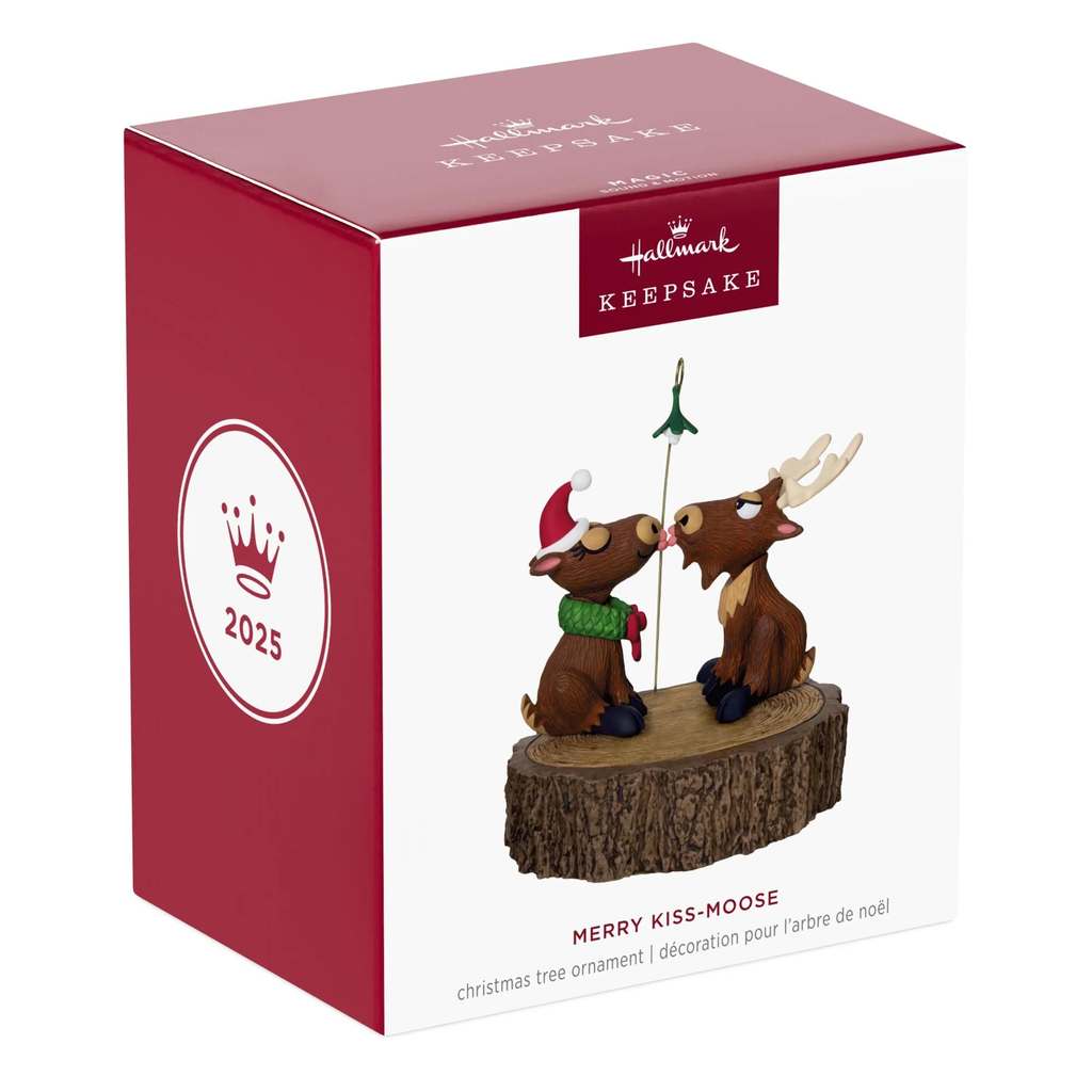 Merry Kiss-Moose - 2025 Hallmark Keepsake Christmas Ornament