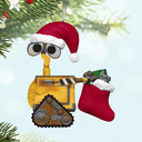 Disney and Pixar Wall-E: A Wall-E, Joll-E Holiday - 2025 Hallmark Keepsake Christmas Ornament