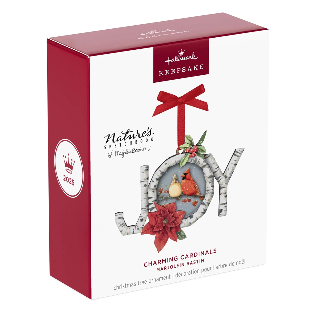 Marjolein Bastin Charming Cardinals - 2025 Hallmark Keepsake Christmas Ornament
