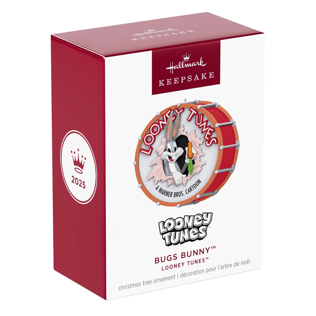 Looney Tunes Bugs Bunny - 2025 Hallmark Keepsake Christmas Ornament