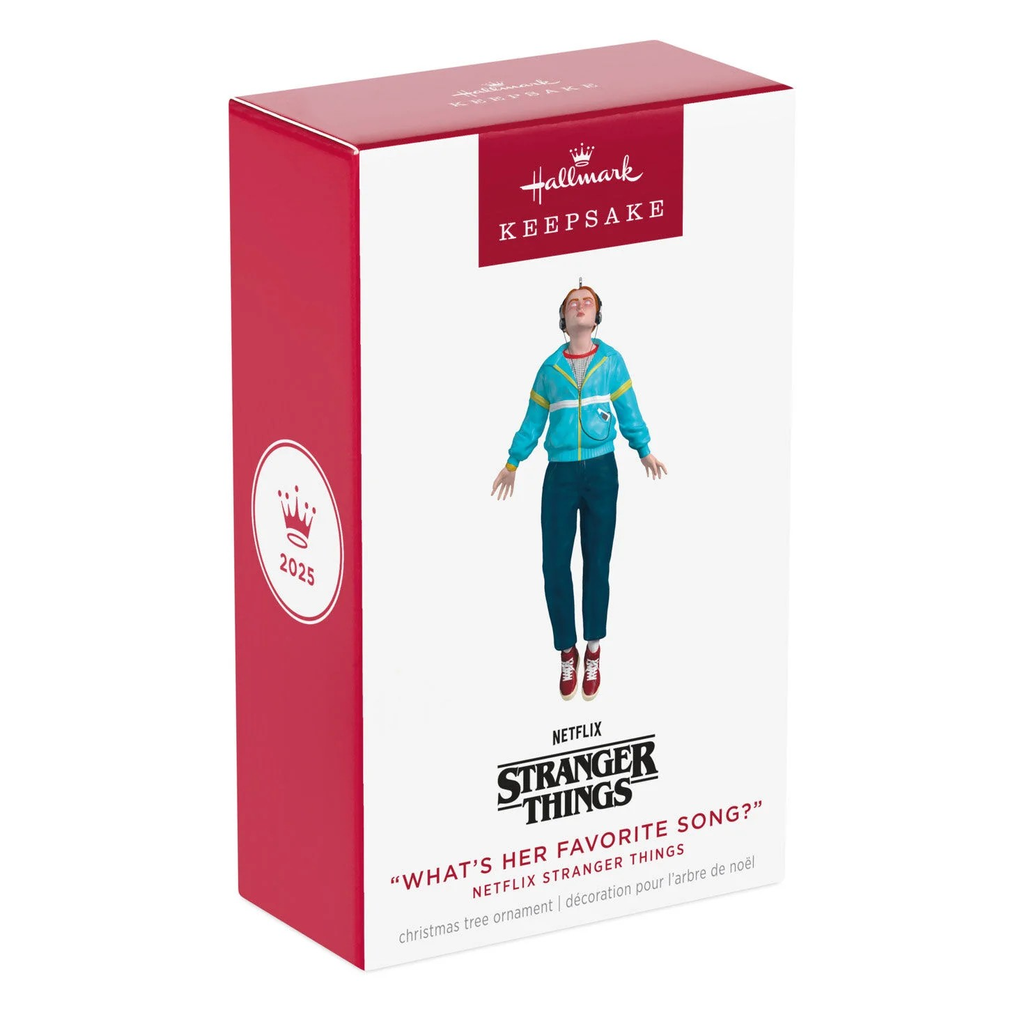 Netflix Stranger Things "What's Her Favourite Song?" - 2025 Hallmark Keepsake Christmas Ornament