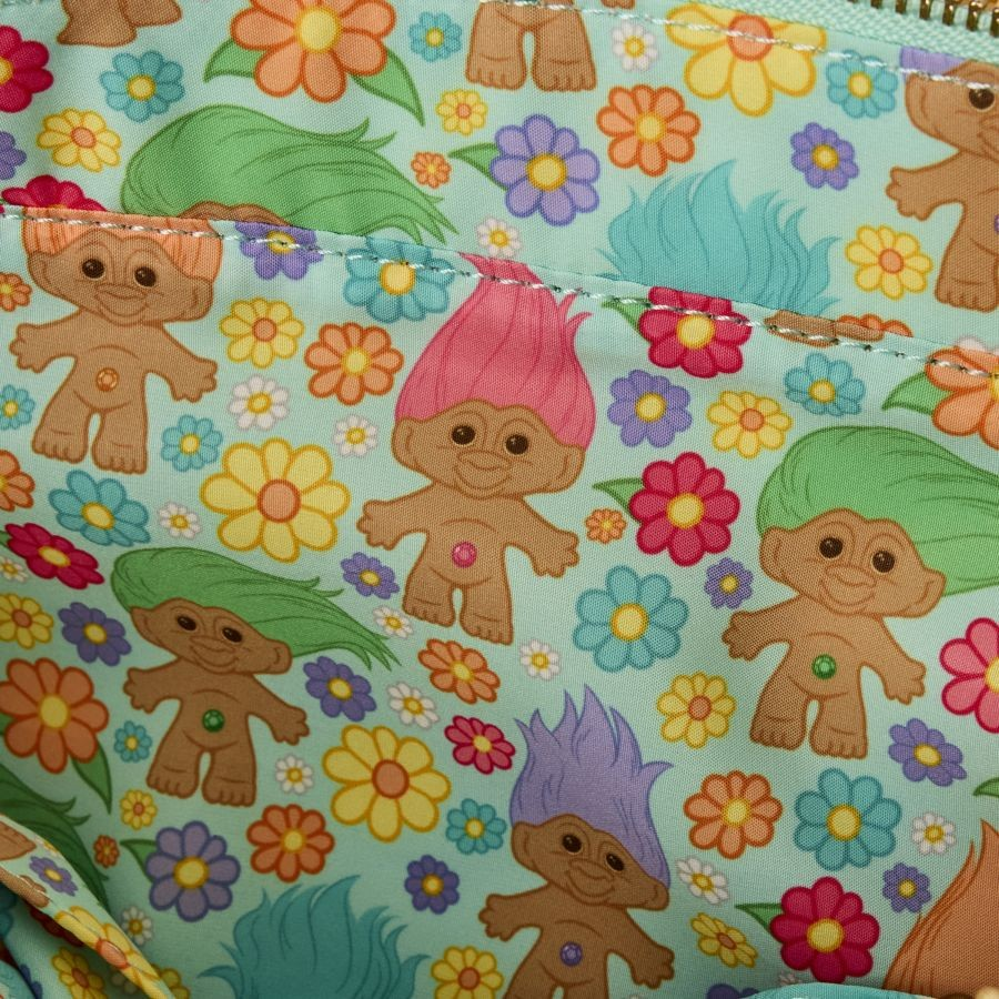 Good Luck Trolls- Trolls with Faux Fur Tote Bag & Coin Bag - Loungefly