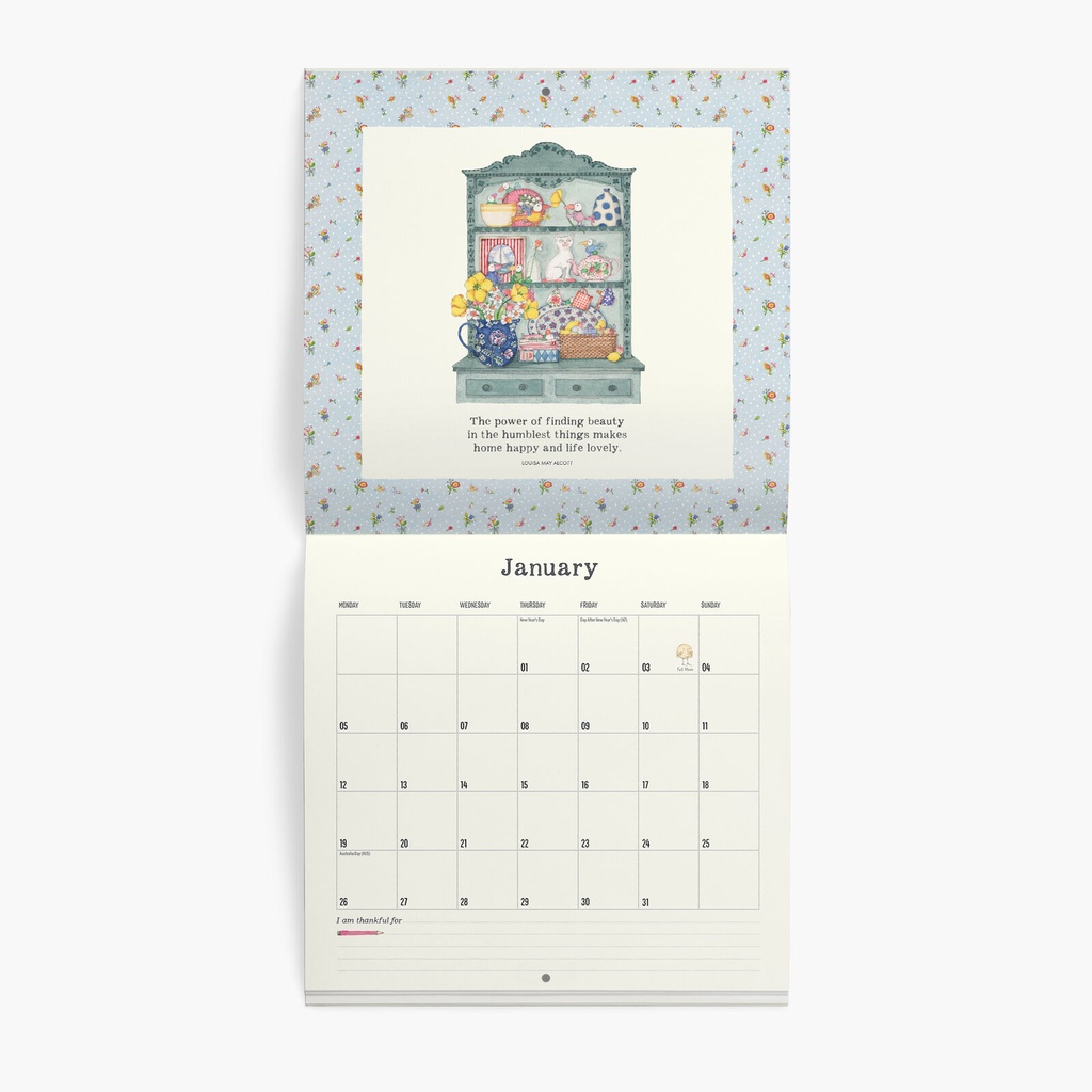 2026 Twigseeds Wall Calendar 