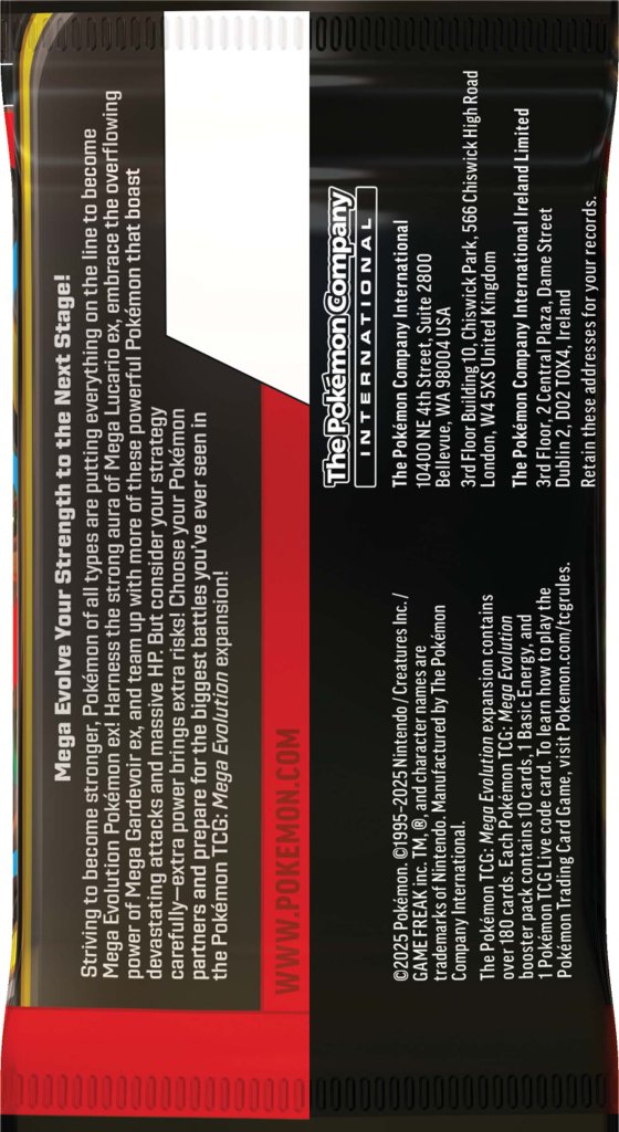 Pokémon TCG Mega Evolution Enhanced Booster 