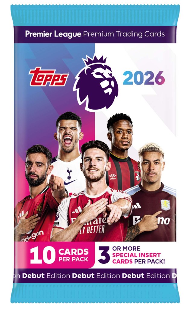 Topps 2026 Premier League Mega Tin