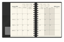 2026 Diary A5 Month-To-View (MTV) with Notes Vanessa Black - Collins Debden