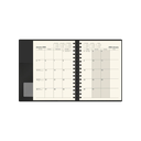 2026 Diary A5 Month-To-View (MTV) with Notes Vanessa Rose Gold - Collins Debden