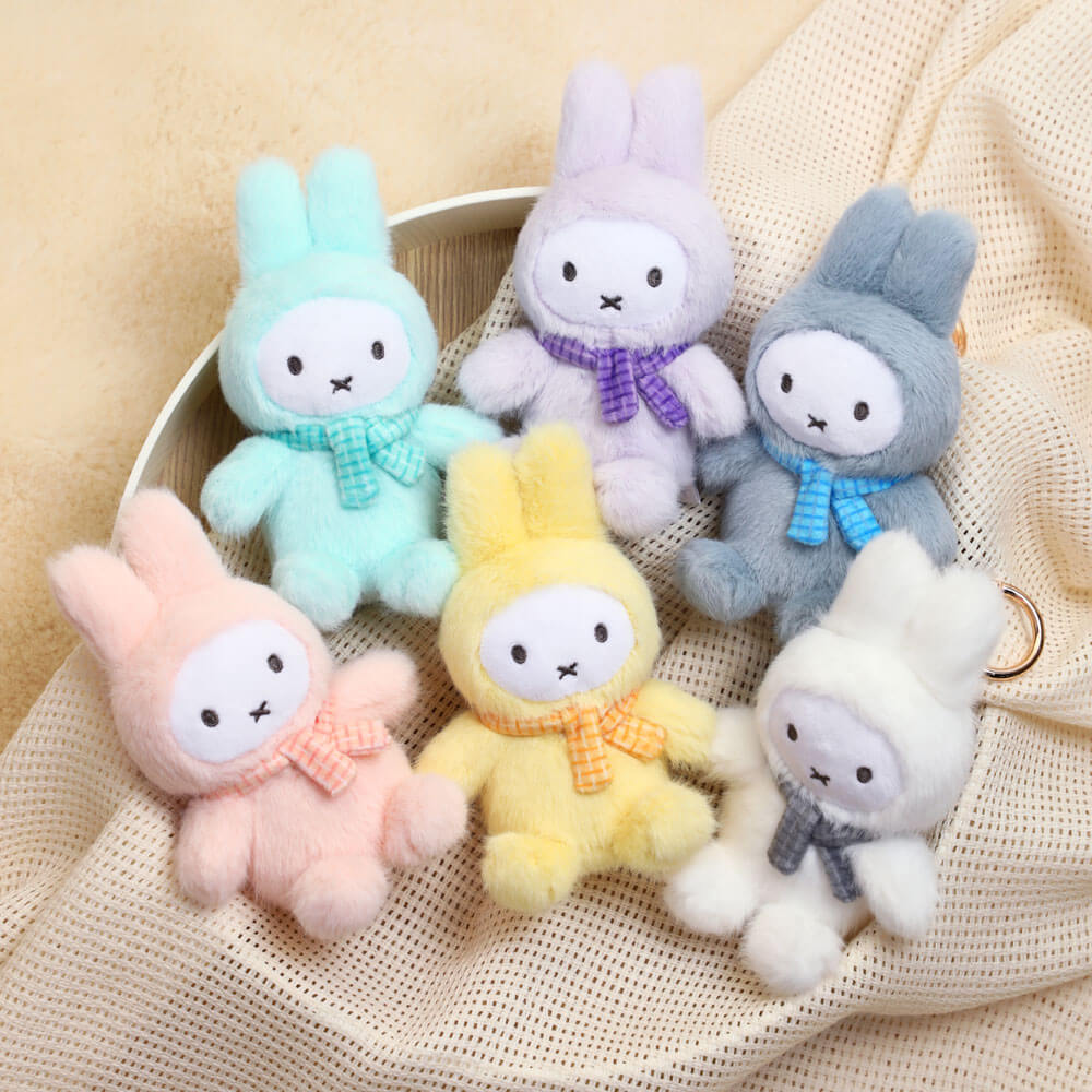 Miffy Sitting Plush Keyring (Macaron Series 2) Blind Box