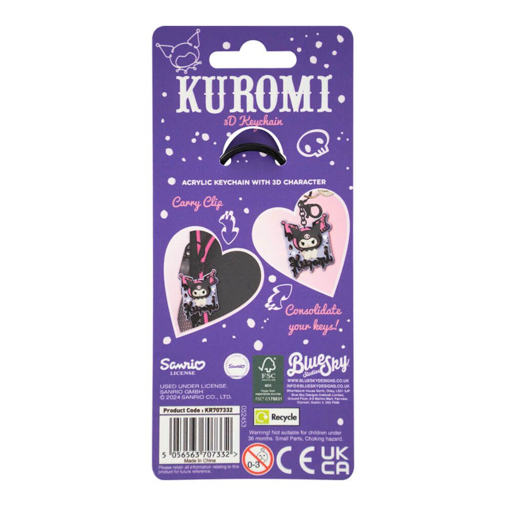 Sanrio Hello Kitty and Friends Character Keyring - Kuromi