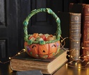 Halloween Basket "A Friendly Scare Is In The Air" - Heartwood Creek Collection By Jim Shore
