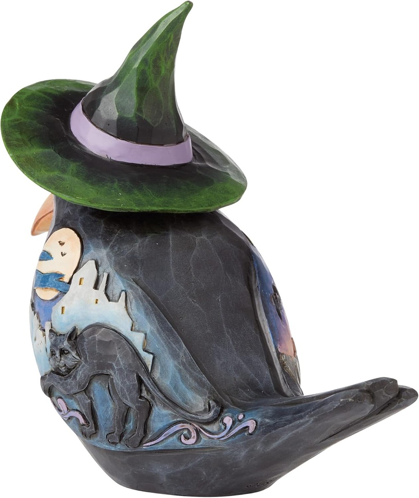 Halloween Crow Figurine "Flights of Fright" - Heartwood Creek Collection By Jim Shore