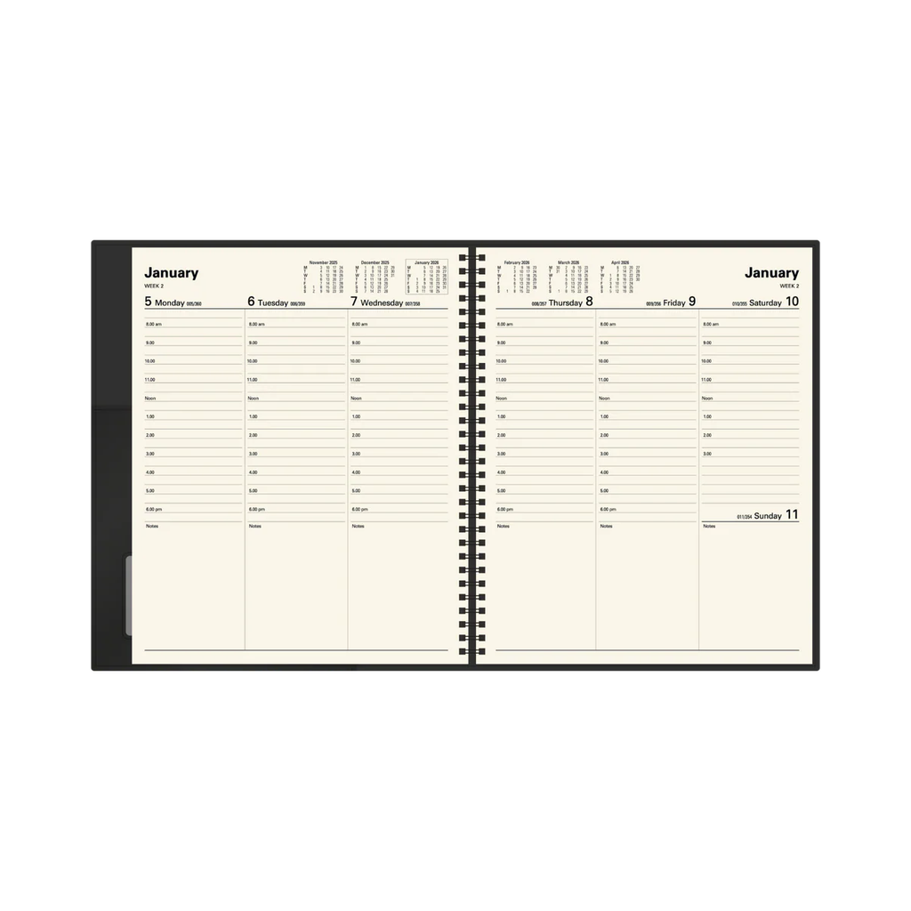 2026 Diary Quarto Week-To-View (WTV) Vanessa Blue - Collins Debden
