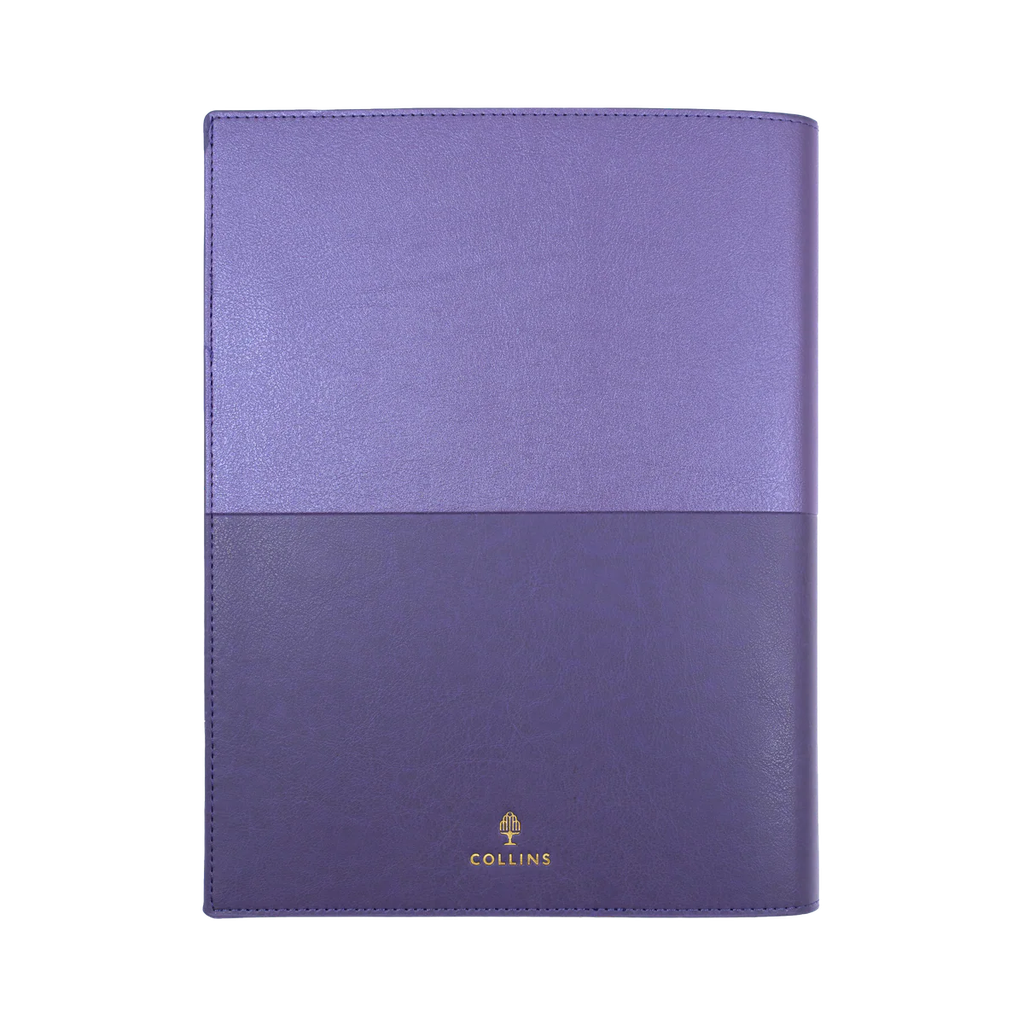 2026 Diary A5 Day-To-A-Page (DTP) Vanessa Purple - Collins Debden