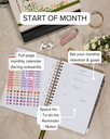 2026 Diary B5 Week-To-View (WTV) Smart Women Society Charcoal Black - Collins Debden