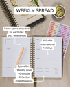 2026 Diary B5 Week-To-View (WTV) Smart Women Society Charcoal Black - Collins Debden