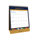 2026 Diary/Desktop Calendar Month-To-View (MTV) Wiro Bound Edge Mira - Collins Debden