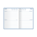2026 Diary A4 Two-Days-To-A-Page (2DTP) Kingsgrove Blue - Collins Debden