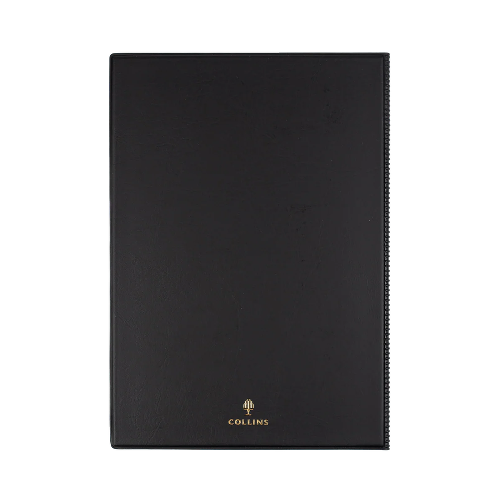 2026 Diary A4 Two-Days-To-A-Page (2DTP) Belmont Black - Collins Debden