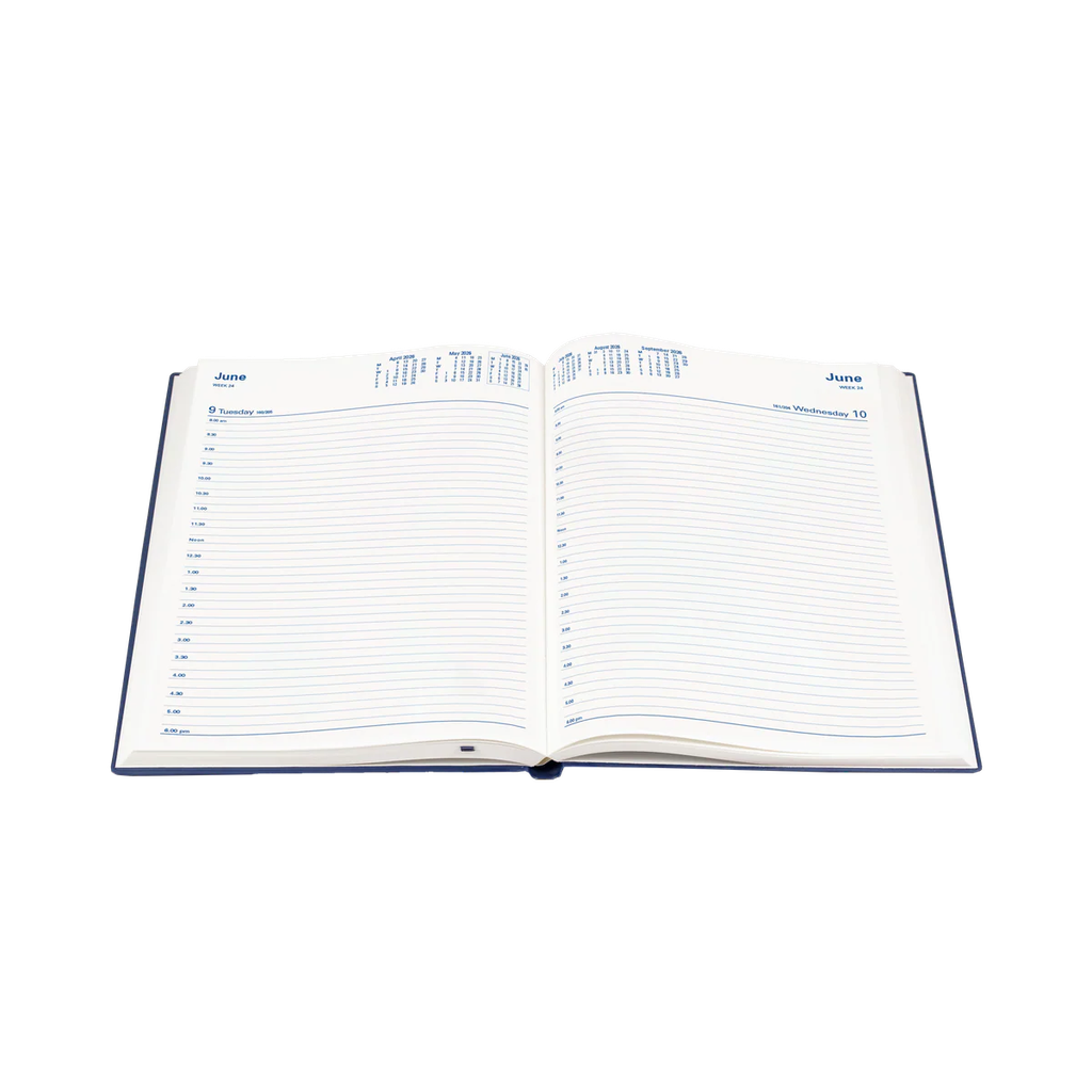 2026 Diary A4 Day-To-A-Page (DTP) Belmont Black - Collins Debden