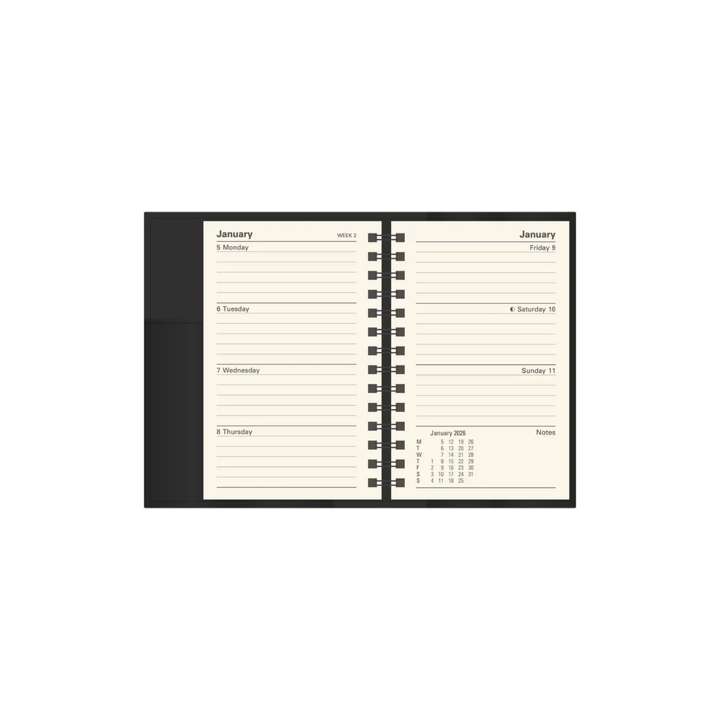 2026 Diary B7R Week-To-View (WTV) Vanessa Purple - Collins Debden