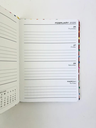 2026 Diary A5 Week-To-View (WTV) Case Rainbow Checkers - Ozcorp