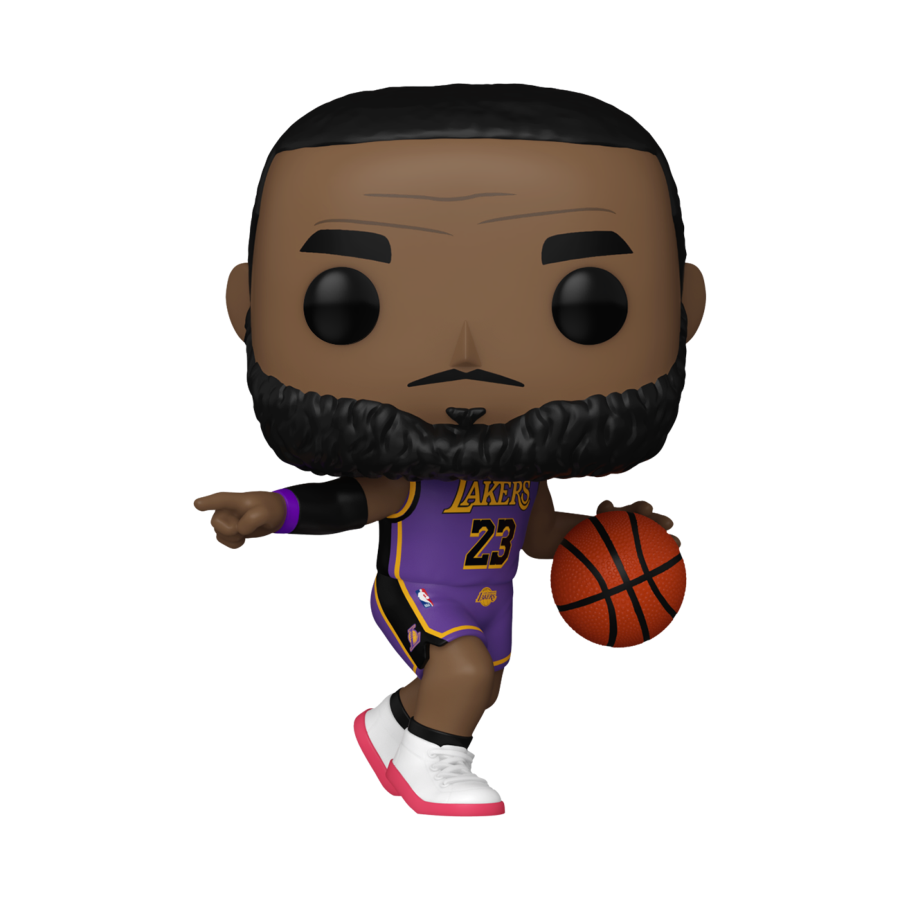 NBA: Lakers - LeBron James (Purple Uniform #26) Funko Pop! Vinyl Figure #172