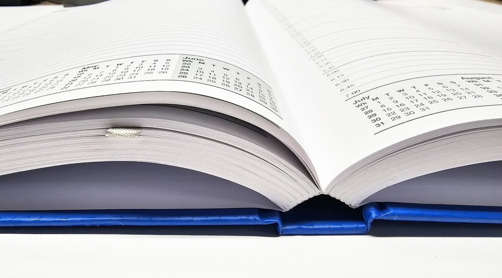 2026 Diary A4 Week-To-View (WTV) Everyday Bound Blue - The Last Diary Company