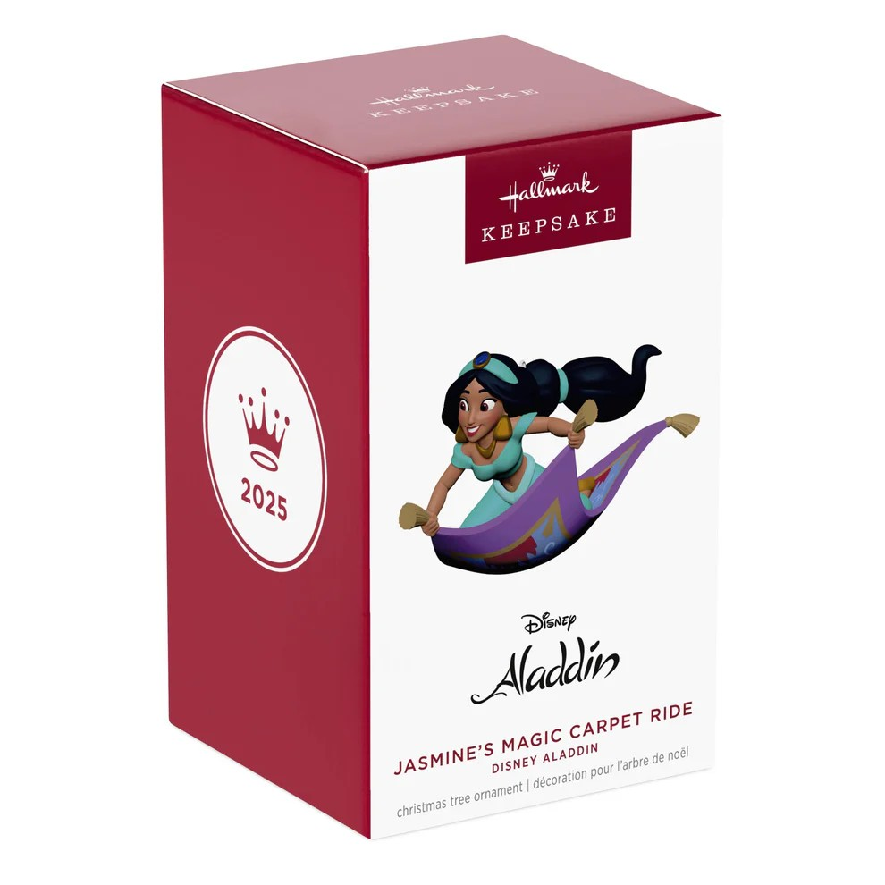 Disney Aladdin Jasmine's Magic Carpet Ride - 2025 Hallmark Keepsake Christmas Ornament