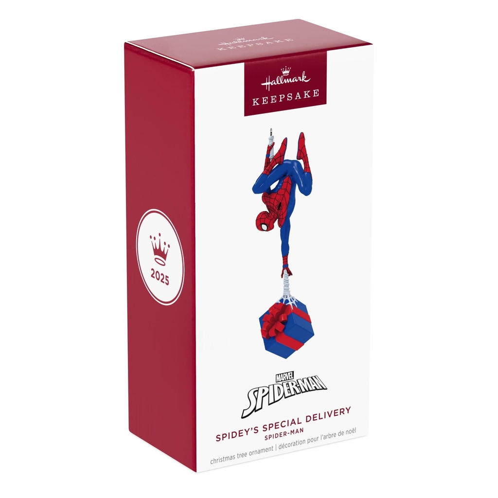 Marvel Spiderman: Spidey's Special Delivery - 2025 Hallmark Keepsake Christmas Ornament