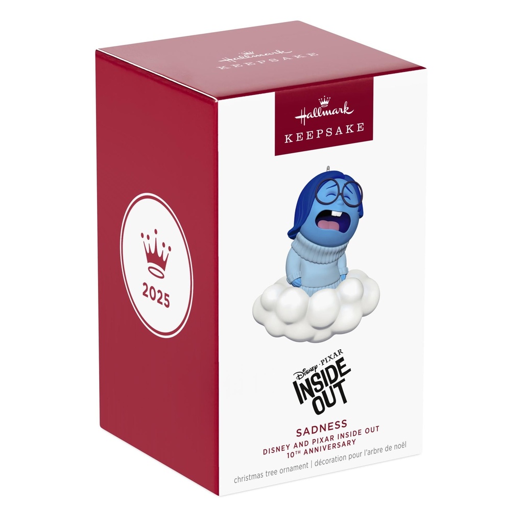 Disney Pixar: Inside Out 'Sadness' - 2025 Hallmark Keepsake Christmas Ornament