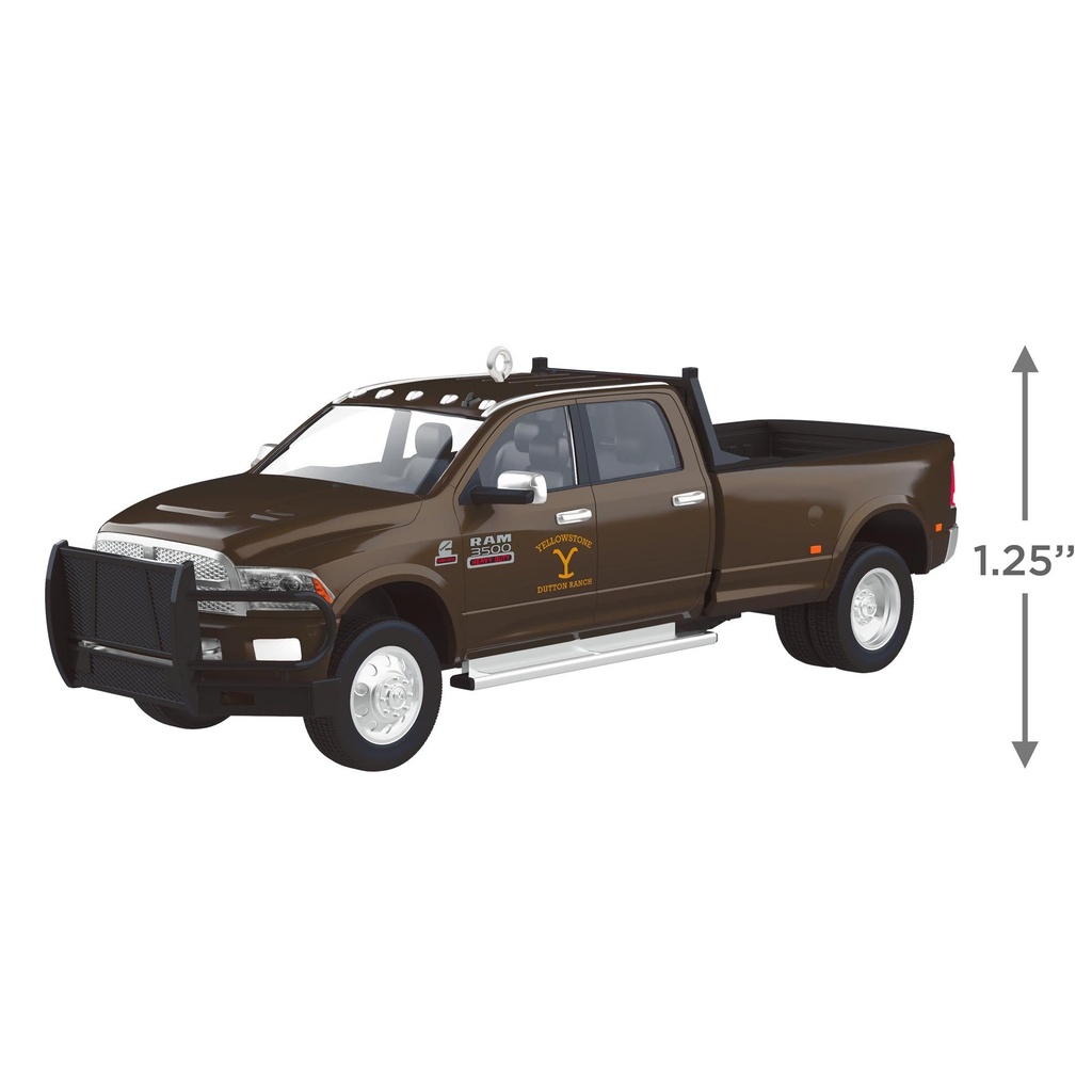 Yellowstone: 2014 Ram 3500 - 2025 Hallmark Keepsake Christmas Ornament