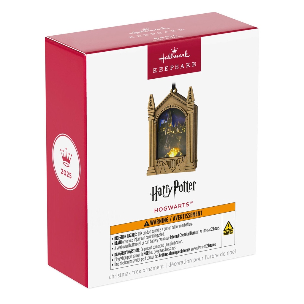 Harry Potter: Hogwarts with Sound and Light - 2025 Hallmark Keepsake Christmas Ornament