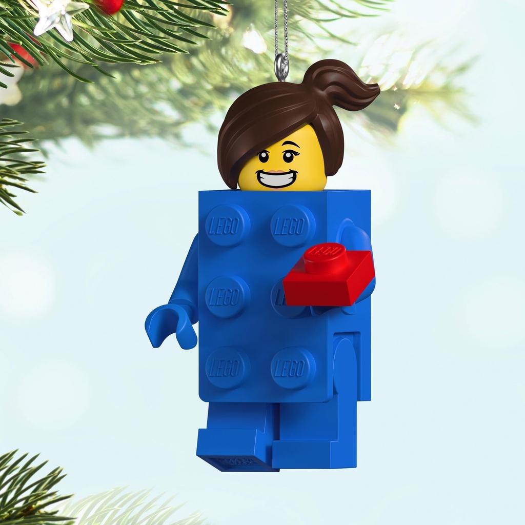 LEGO: Minifigure Brick Suit Girl - 2025 Hallmark Keepsake Christmas Ornament