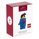 LEGO: Minifigure Brick Suit Girl - 2025 Hallmark Keepsake Christmas Ornament