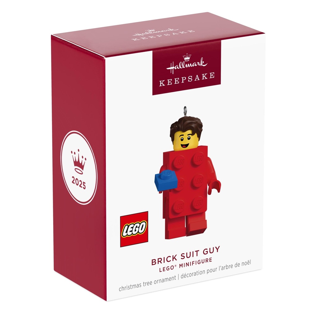 LEGO: Minifigure Brick Suit Guy - 2025 Hallmark Keepsake Christmas Ornament