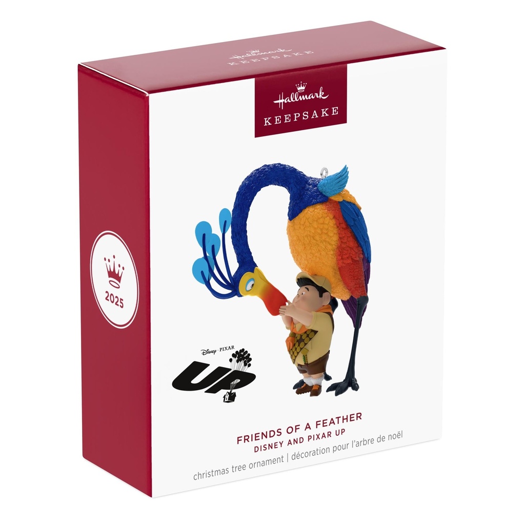 Disney and Pixar Up: Friends of a Feather - 2025 Hallmark Keepsake Christmas Ornament