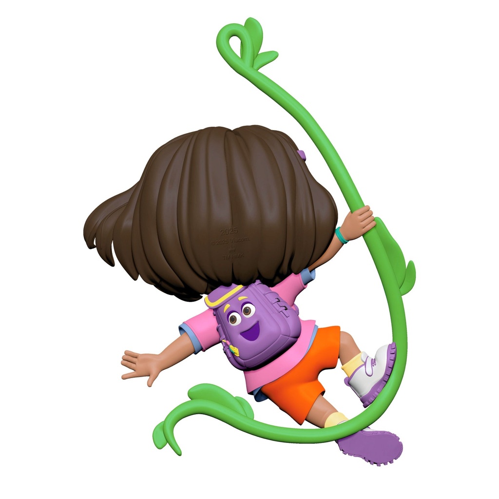 Dora the Explorer: Dora Swinging Into Adventure - 2025 Hallmark Keepsake Christmas Ornament