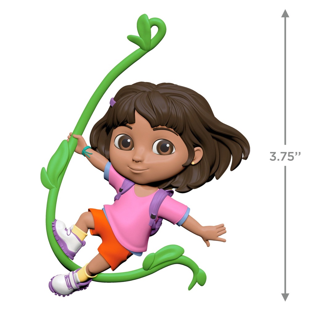 Dora the Explorer: Dora Swinging Into Adventure - 2025 Hallmark Keepsake Christmas Ornament