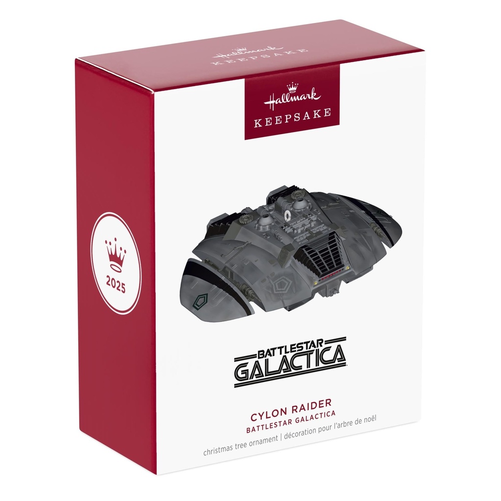 Battlestar Galactica: Cylon Raider - 2025 Hallmark Keepsake Christmas Ornament