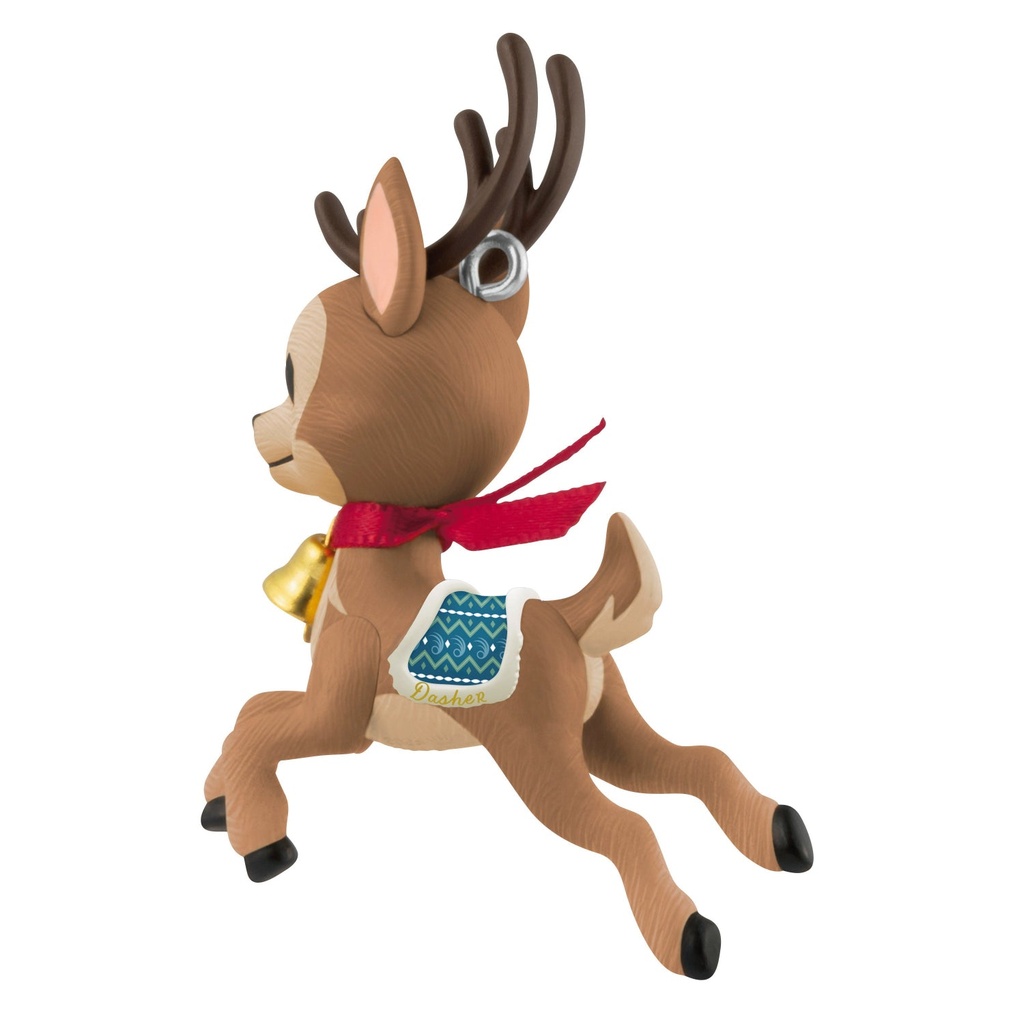 Dasher (1st in the Eight Tiny Reindeer Series) - 2025 Hallmark Keepsake Christmas Ornament
